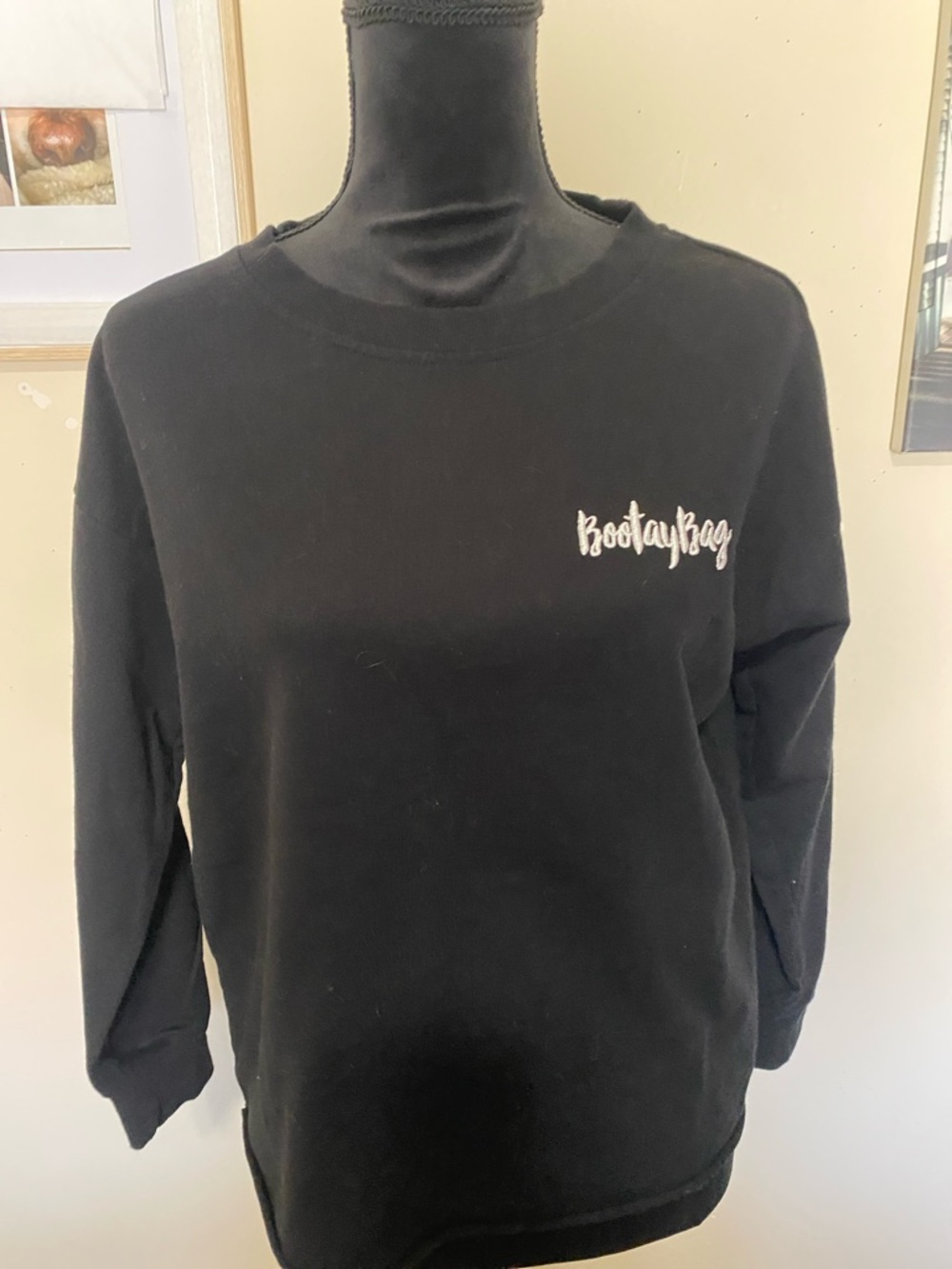 BootayBag Black Logo Crewneck Sweatshirt